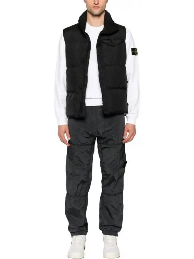 Crinkle Reps R-NY Down Vest Black - STONE ISLAND - BALAAN 6