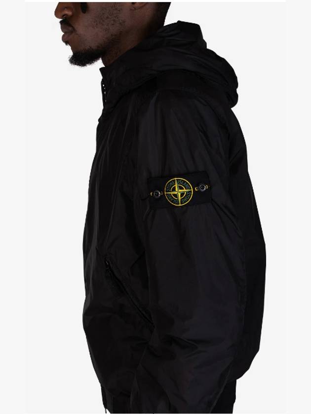 Crinkle Reps R NY Padding Black - STONE ISLAND - BALAAN 5