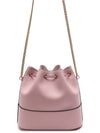 V Logo Chain Bucket Bag Baby Pink - VALENTINO - BALAAN 5