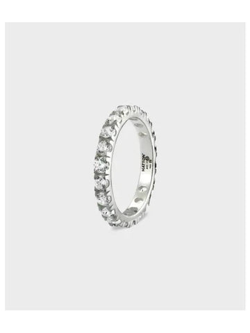 U Eternity Ring Small Silver - HATTON LABS - BALAAN 1