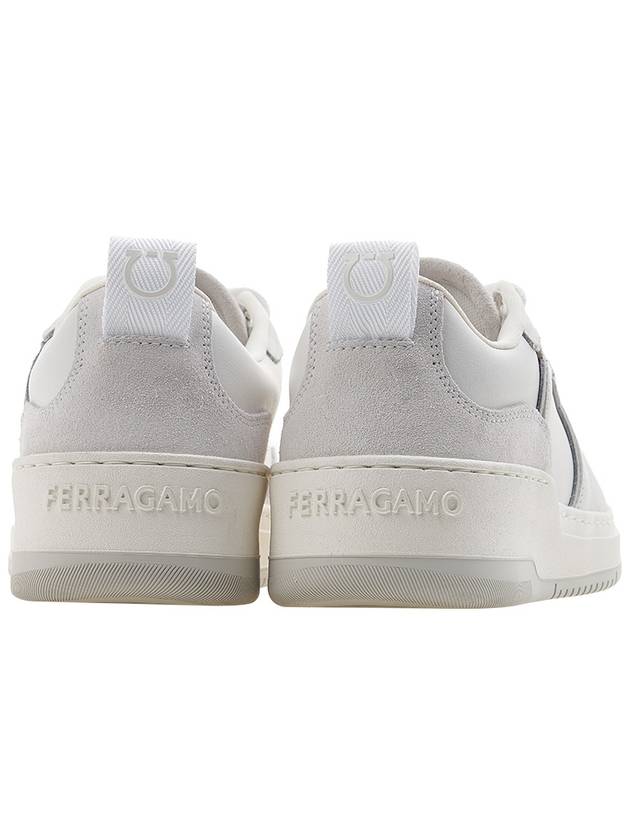 Ferragamo Women s Gancini Sneakers DANIA BIANCO OTT 0770225 - SALVATORE FERRAGAMO - BALAAN 4