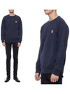 Fox Head Patch Classic Sweatshirt Navy - MAISON KITSUNE - BALAAN 2