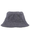 Hairy Mohair Bucket Hat Island Grey - OUR LEGACY - BALAAN 3