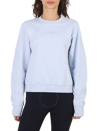 Stella McCartney Ladies Logo Print Cotton Sweatshirt, Brand Size 42 (US Size 8) - STELLA MCCARTNEY - BALAAN 1