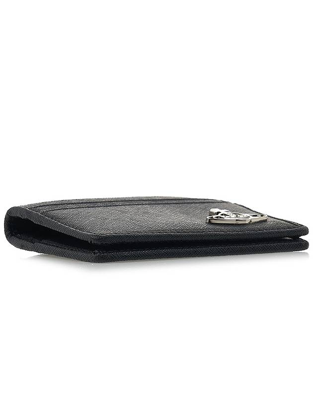 Saffiano Card Wallet Black - VIVIENNE WESTWOOD - BALAAN 6