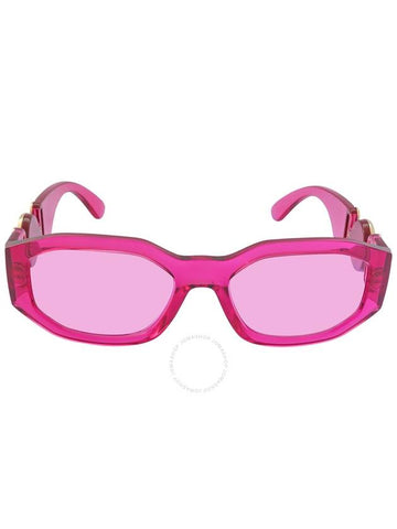 Versace Pink Geometric Unisex Sunglasses VE4361 5334/5 53 - VERSACE - BALAAN 1