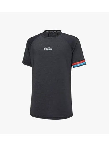 Diadora Rain One Short Sleeve T Shirt BLACK - DIADORA - BALAAN 1