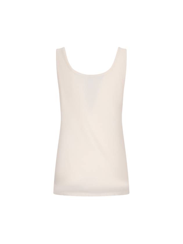 Cotton Rib Sleeveless - SAINT LAURENT - BALAAN 3