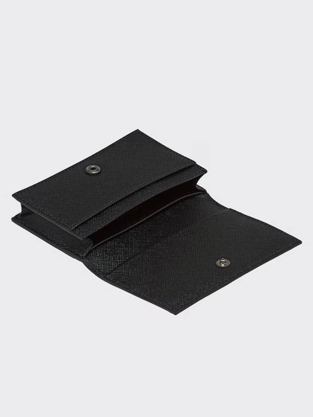 Saffiano Name Card Holder Black - PRADA - BALAAN 4