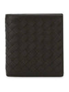 Intrecciato Small Folder Half Wallet Brown - BOTTEGA VENETA - BALAAN 2