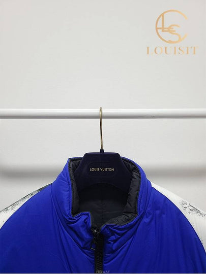 Used luxury goods Lewis It 52 Blue Monogram Circle Reversible Padded Vest - LOUIS VUITTON - BALAAN 2