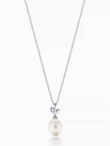 Tiffany Paloma Picasso Olive Leaf Pearl Pendant 35249508 - TIFFANY & CO. - BALAAN 1