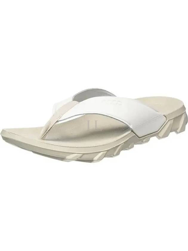 Mx Flipsider Logo Flip Flops White - ECCO - BALAAN 2