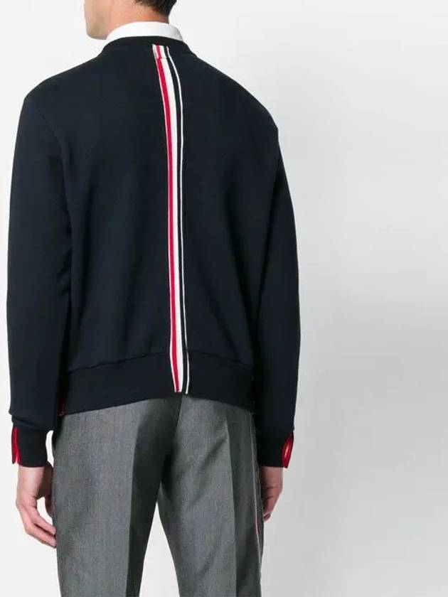 Center Back Stripe Crewneck Sweatshirt Navy - THOM BROWNE - BALAAN 6