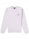 Clint Chest Logo Sweatshirt White - A.P.C. - BALAAN 2