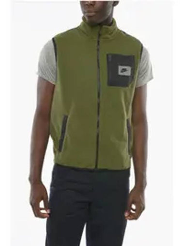 Utility Fleece Vest Khaki - NIKE - BALAAN 1