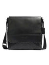 Houston Map Signature Leather Cross Bag Black - COACH - BALAAN 1