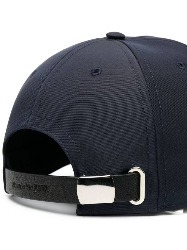 Graffiti Logo Printing Ball Cap Navy - ALEXANDER MCQUEEN - BALAAN 3