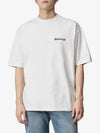 Logo Crew Neck Short Sleeve T-Shirt White - BALENCIAGA - BALAAN 2