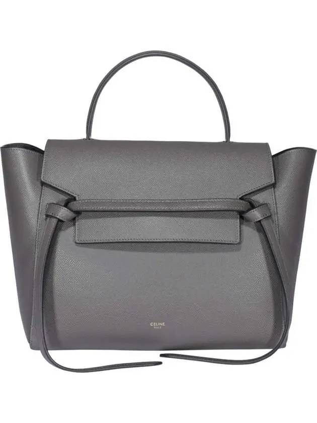 Mini Belt Tote Bag Grey - CELINE - BALAAN 1