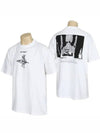 Shadow Over S T Shirt OMAA038R21JER012 0110 - OFF WHITE - BALAAN 3