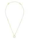 Gancini Crystals Necklace Gold - SALVATORE FERRAGAMO - BALAAN 2