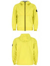 Men's Wappen Membrana Windbreaker Yellow - STONE ISLAND - BALAAN 5