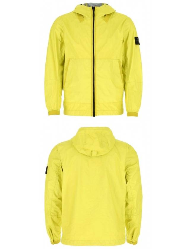 Men's Wappen Membrana Windbreaker Yellow - STONE ISLAND - BALAAN 5