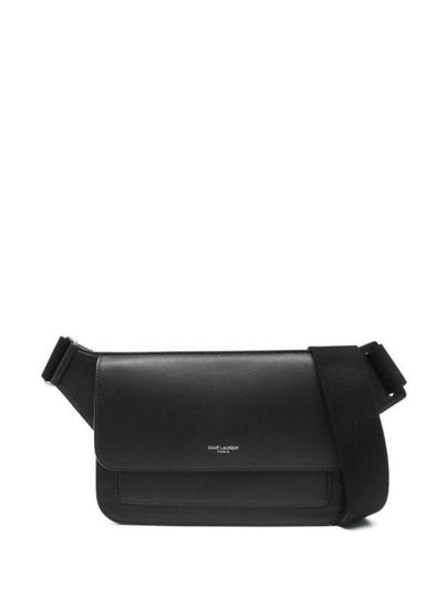 Paris Leather Belt Bag Black - SAINT LAURENT - BALAAN 2