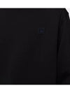 Men's Face Patch Sweatshirt Black - ACNE STUDIOS - BALAAN 5