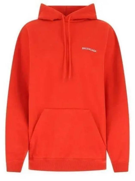 Embroidered Logo Hoodie Red - BALENCIAGA - BALAAN 2