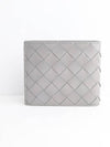 Intrecciato leather wallet gray - BOTTEGA VENETA - BALAAN 6