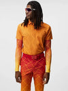 SS Golf Met Jacquard Polo MAT Orange - J.LINDEBERG - BALAAN 2