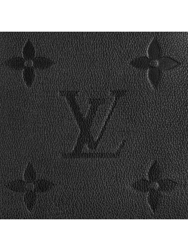 Petit Palais Monogram Empreinte Tote Bag Black - LOUIS VUITTON - BALAAN 7