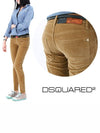 zipper gold skinny jeans brown - DSQUARED2 - BALAAN 2