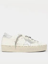 Hi Star White Metallic Silver Heel Tab Sneakers - GOLDEN GOOSE - BALAAN 2