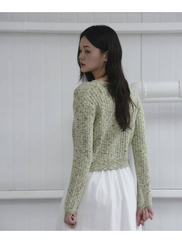 Nep Yarn Top Pullover Knit Set Mint - THE GREEN LAB - BALAAN 4