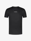 Small Logo Print Short Sleeve T-Shirt Black - CP COMPANY - BALAAN 2