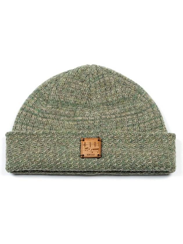 Flowing Scenery Short Beanie Green I5WH02GR - IOEDLE - BALAAN 2