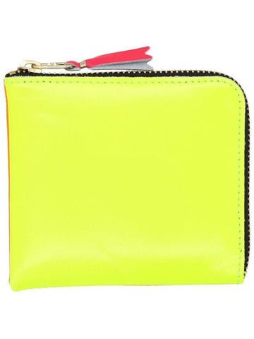 Comme Des Garçons Super Fluo Small Zip Coin Wallet - COMME DES GARCONS - BALAAN 1