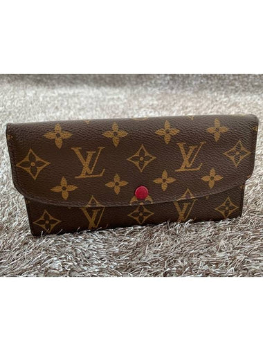 Emily Wallet Fuchsia Women s Long - LOUIS VUITTON - BALAAN 1