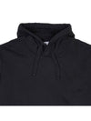 Signature Logo Patch Hoodie Black - STONE ISLAND - BALAAN 4