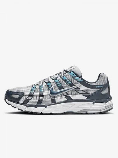 P 6000 M Armory Navy Flat Silver White Metallic CD6404 402 - NIKE - BALAAN 2