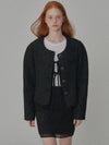 Twinkle Tweed Jacket Black - OPENING SUNSHINE - BALAAN 2