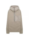 Snap Pocket Hooded Anorak Beige - TEN C - BALAAN 2