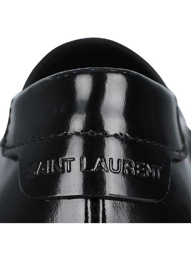 Women's Monogram Le Penny Loafer Black - SAINT LAURENT - BALAAN 9