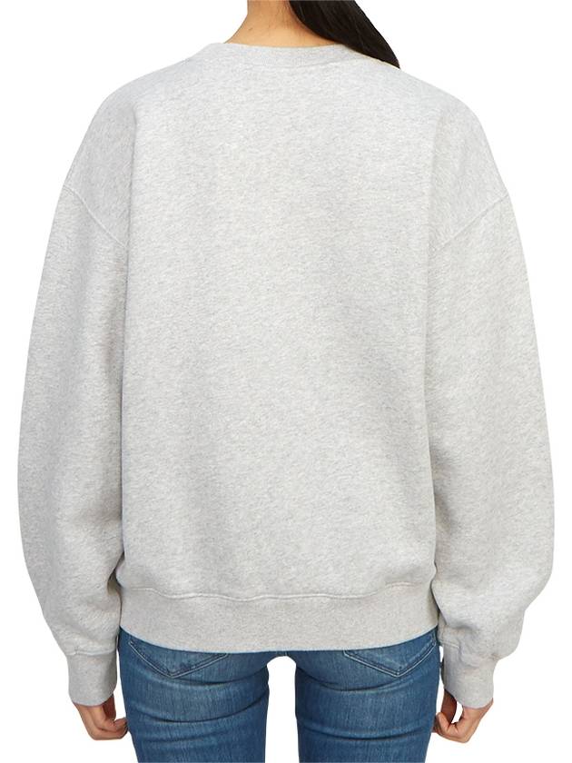 Flowers Comfort Sweatshirt Light Grey Melange - MAISON KITSUNE - BALAAN 5