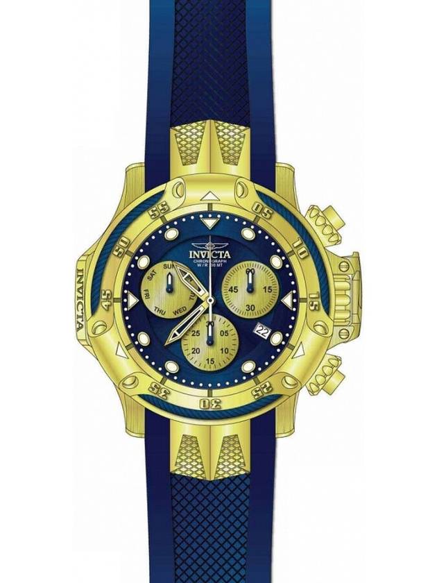 Invicta Subaqua Chronograph Date Day Blue Dial Men's Watch 26966 - INVICTA - BALAAN 2