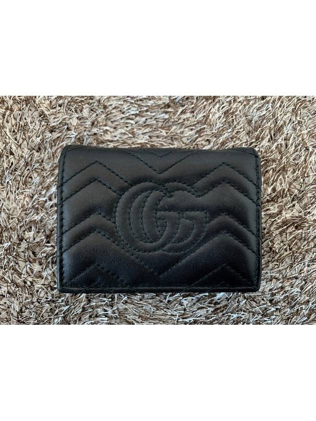 GG Marmont quilted leather wallet - GUCCI - BALAAN 4