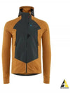 Hugin Zip Hoodie Man Mustard Raven 20681M21 415 - KLATTERMUSEN - BALAAN 2